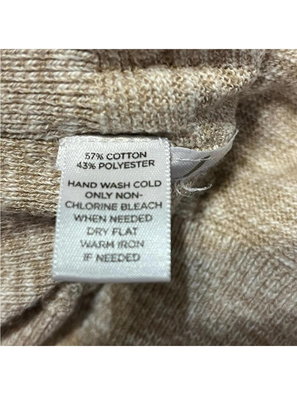LOFT Heathered Tan Cardigan Sweater – Lightweight Neutral Layering Essential - Picture 5 of 5